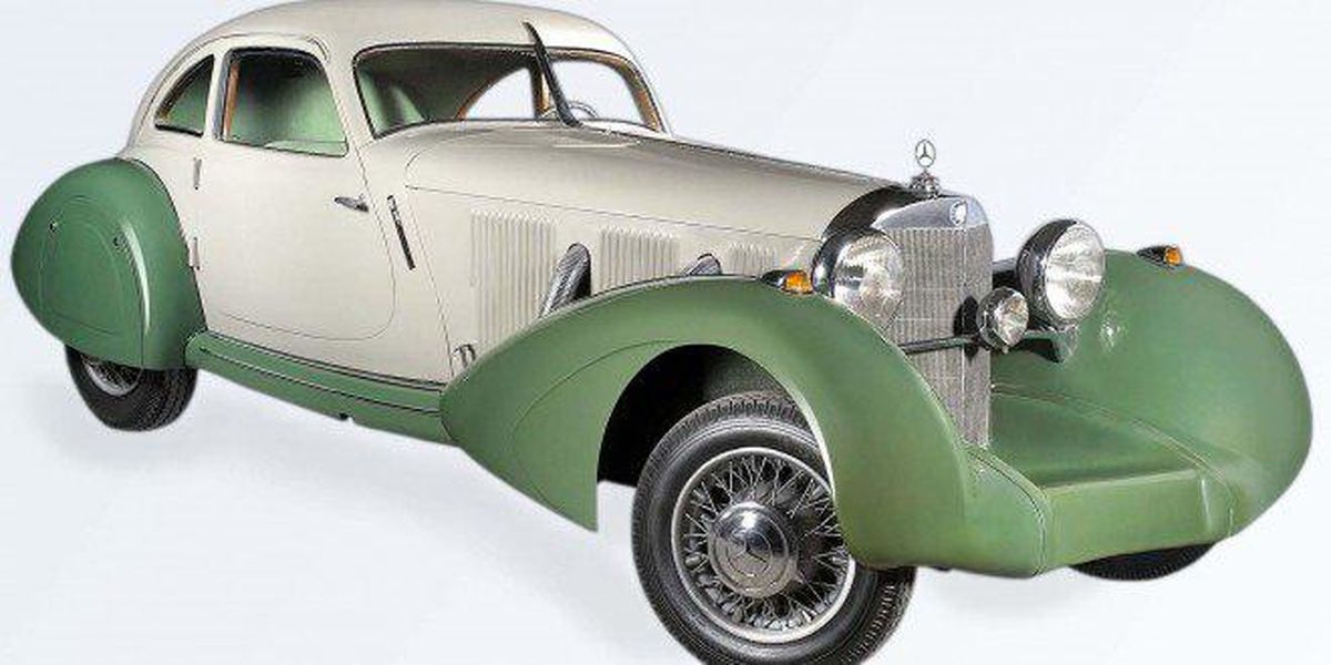 عکس: مرسدس اهدایی هیتلر به رضاشاه