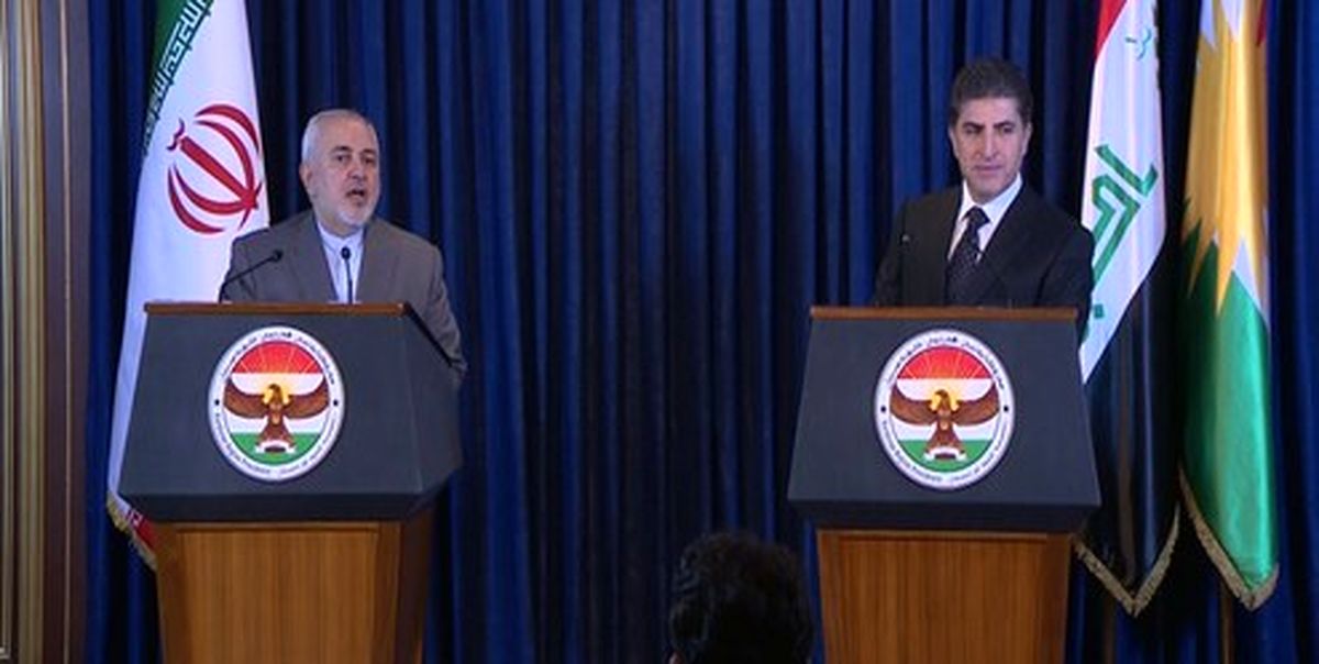 بارزانی در دیدار با ظریف: حمایتهای ایران را فراموش نخواهیم کرد