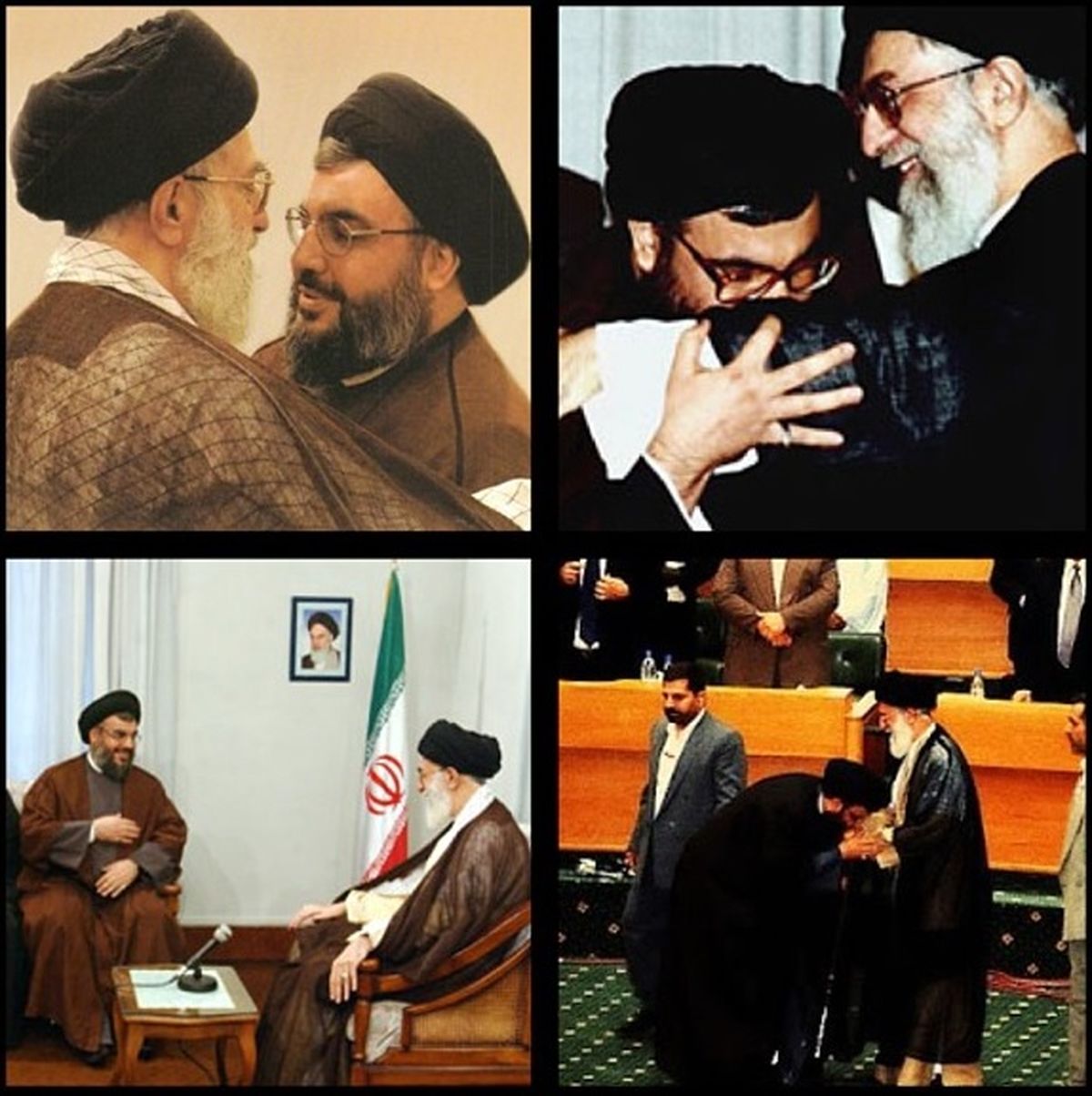 چهار عکس از دیدارهای نصرالله با رهبری
