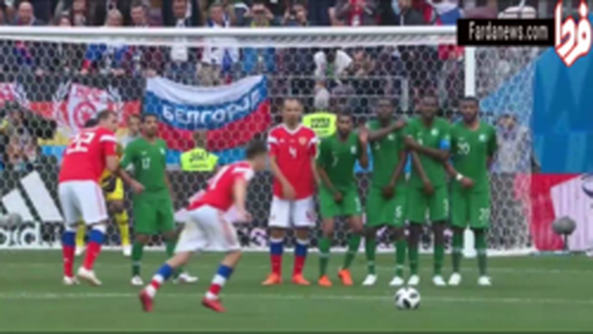 فیلم - خلاصه بازی: روسیه ۵ - ۰ عربستان (بازی افتتاحیه)