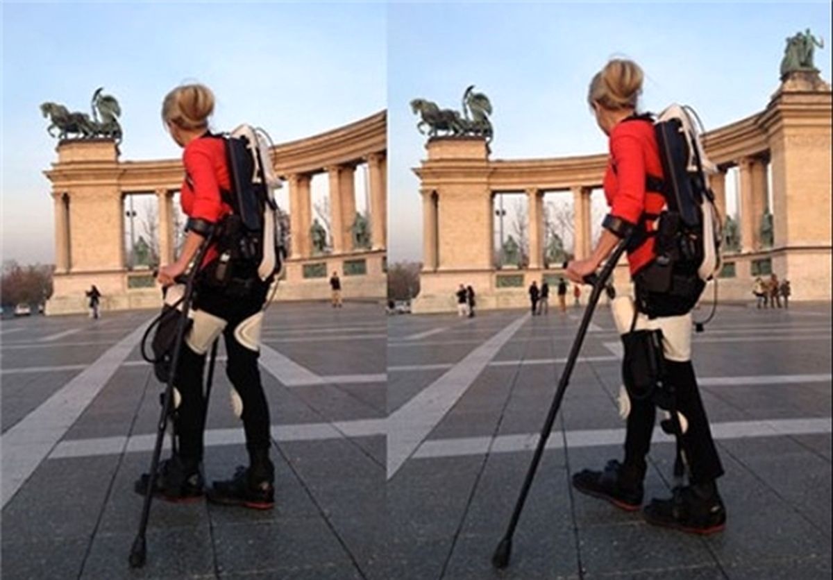 پوششی برای راه رفتن افراد فلج/تصاویر