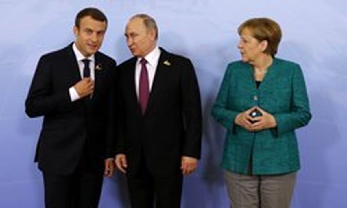 پوتین درباره سوریه با سران آلمان و فرانسه صحبت کرد