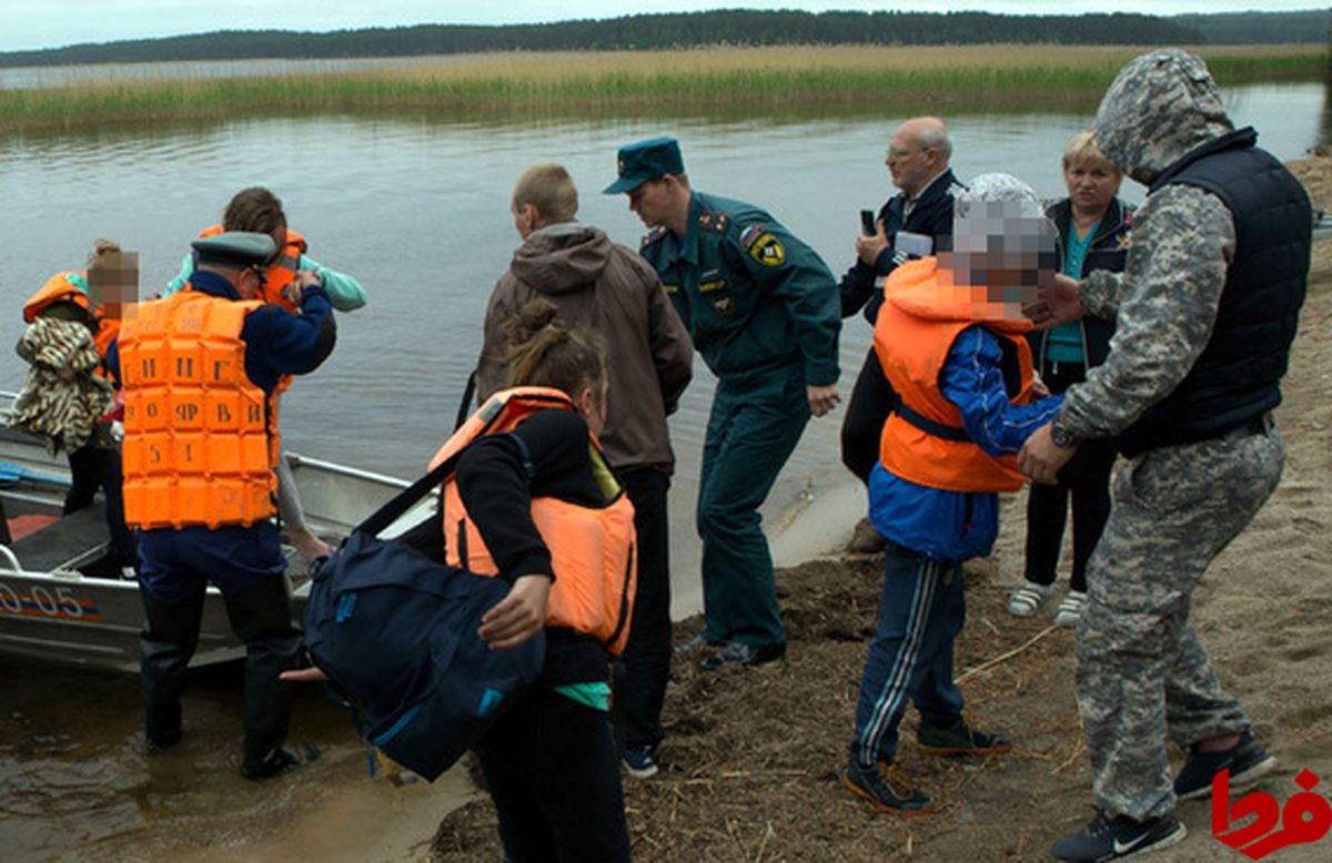 غرق شدن ۱۴ کودک در دریاچهای در روسیه +تصاویر