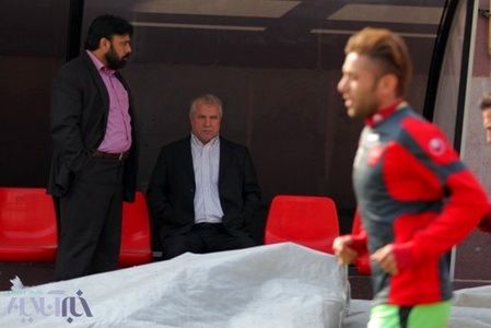 حضور پروین در تمرین پرسپولیس