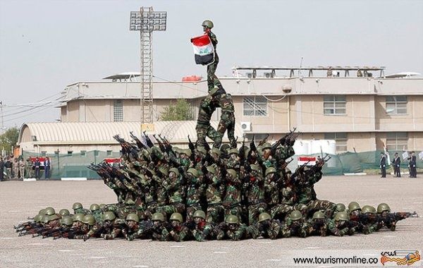 یک عکس جالب پلیسی در بغداد