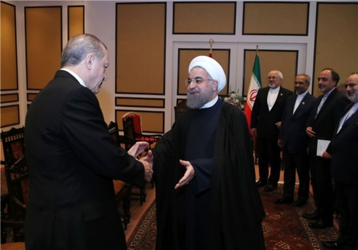 دیدار اردوغان با روحانی در اسلام آباد +تصاویر
