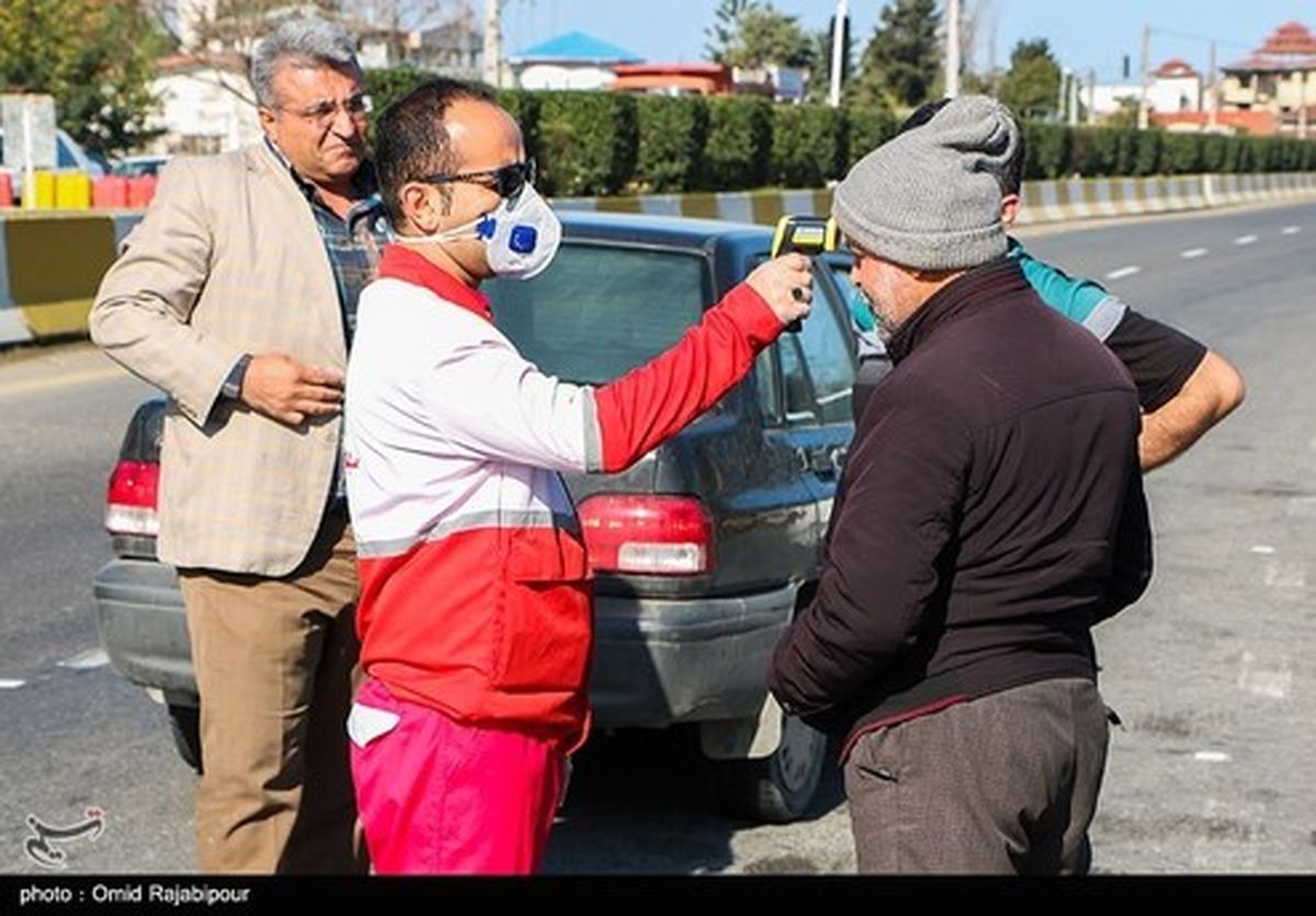 تصاویر: اجرای طرح کنترل تب و پایش مسافران در ورودی گیلان