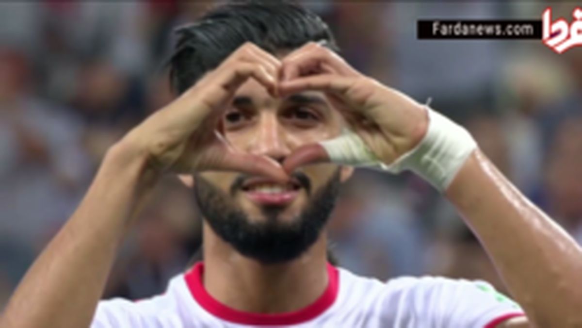 فیلم : گل اول تونس به انگلیس توسط " ساسی "