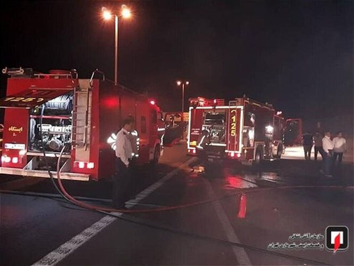تصاویر: سمند، ناگهان آتش گرفت و جزغاله شد!