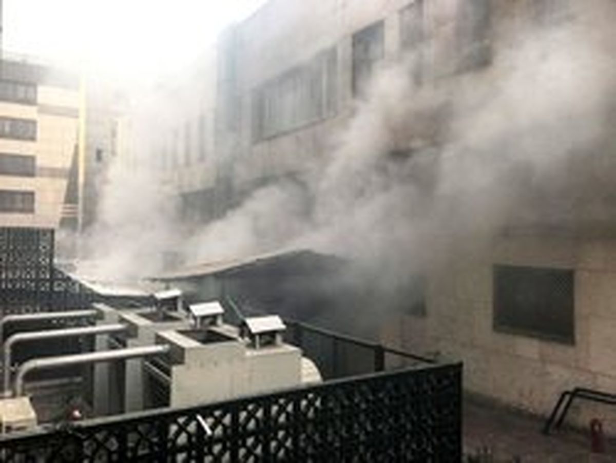 تعداد مصدومین آتش سوزی ساختمان وزارت نیرو