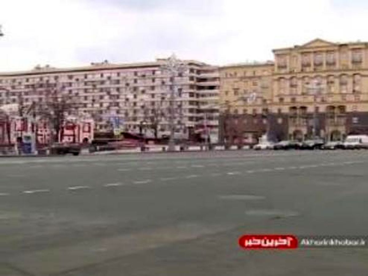 خیابان‌های مسکو پس از دستور پوتین به تعطیلی +فیلم