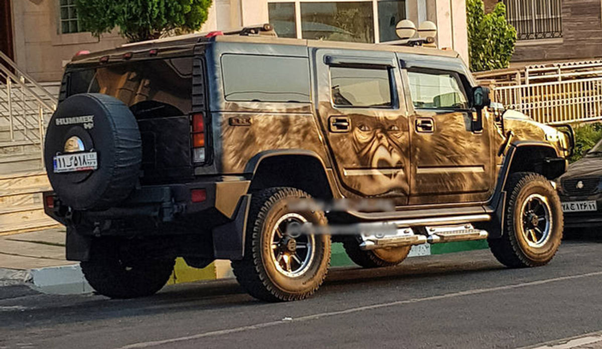 خودروی کینگ کونگ در تهران! +عکس