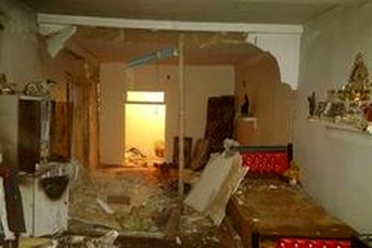 انفجار منزل مسکونی در خیابان کارگر جنوبی