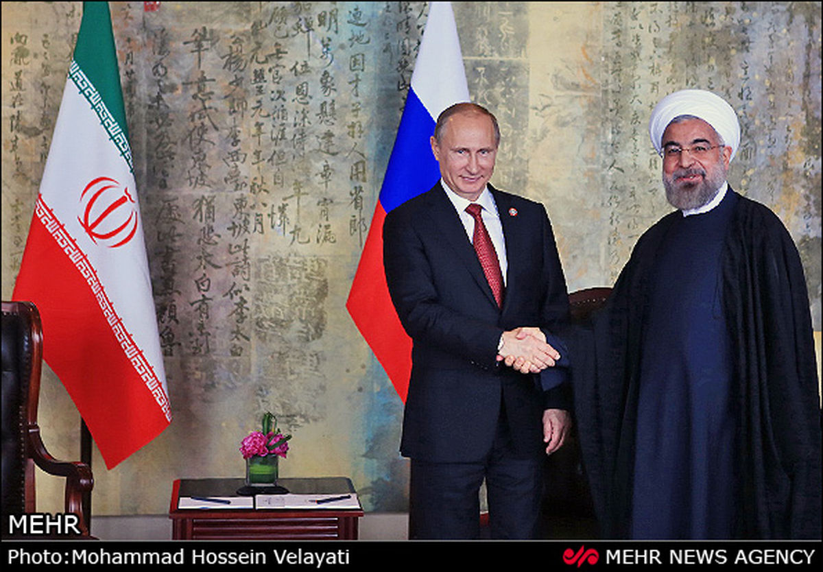 دیدار روحانی و پوتین در چین/عکس