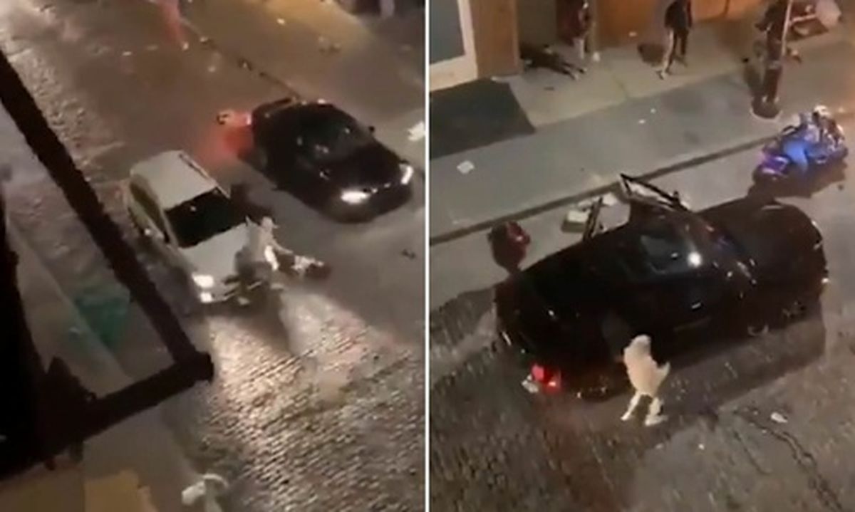 صحنه عجیب سرقت سارقان لاکچری سوار از سارقان محلی! +فیلم
