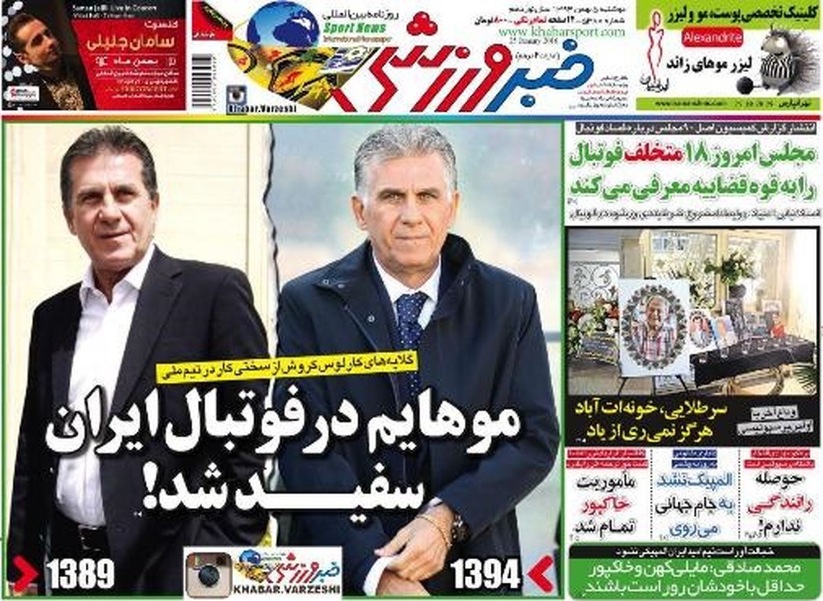 کی‌روش: موهایم در فوتبال ایران سفید شد