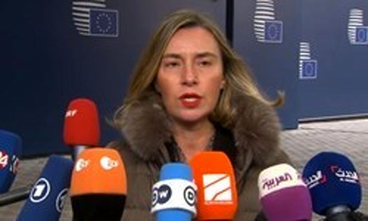 موگرینی: تصمیمی برای اعمال تحریم علیه ایران نداریم