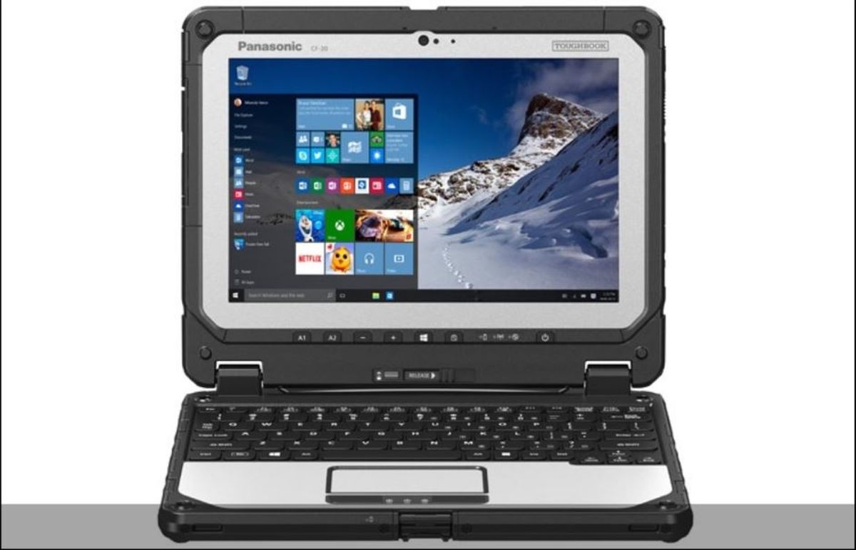 لپ‌تاپ ضدضربه پاناسونیک+عکس