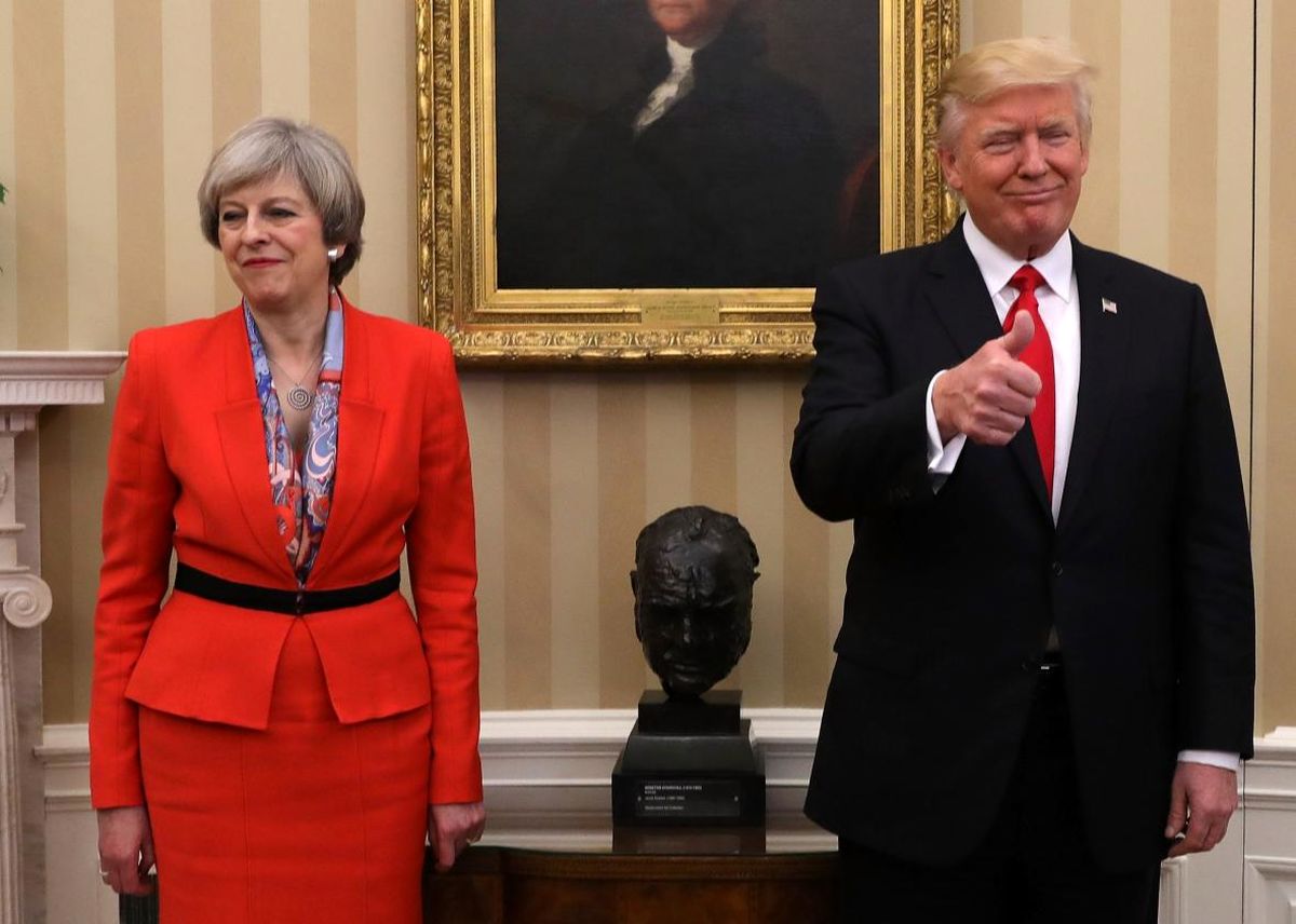 چرا ترزا می به رابطه انگلیس با ترامپ نیاز دارد