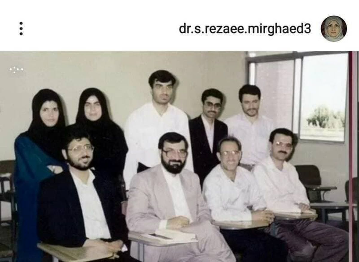 تصویر دیده نشده محسن رضایی در کلاس درس +عکس