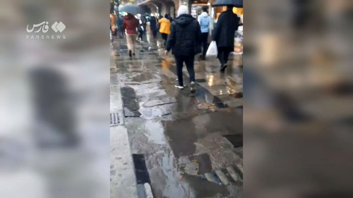 بازار تهران در چهاردهم آذرماه +فیلم