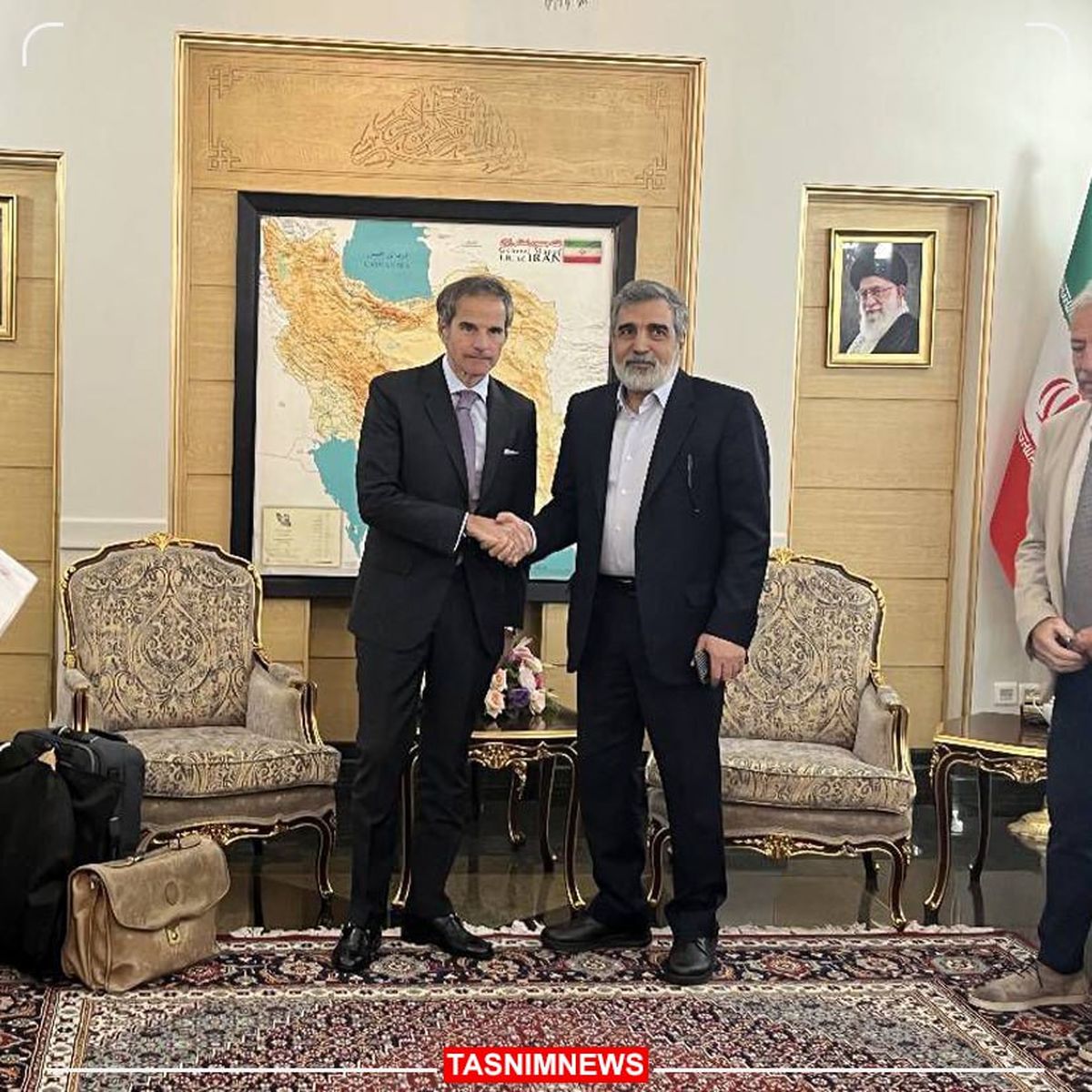 استقبال سخنگوی سازمان انرژی اتمی از گروسی در تهران