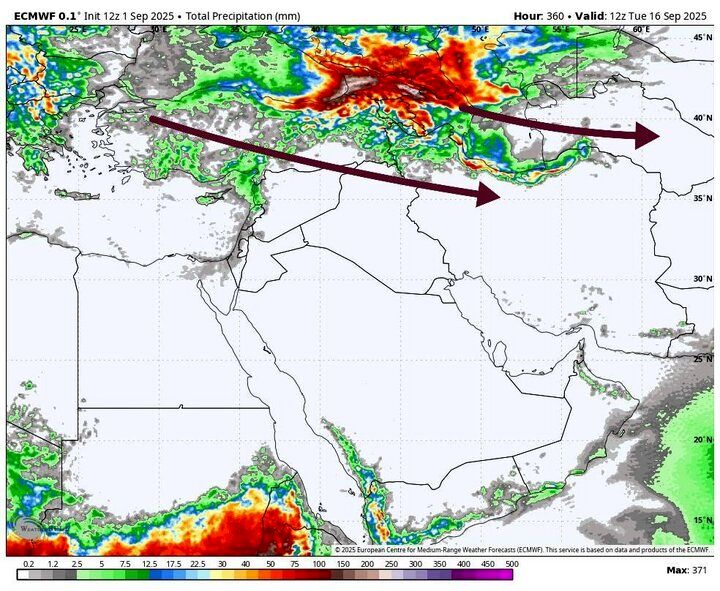 پیش‌بینی هواشناسی ۱۲ شهریور | وضعیت هوای تهران در دو روز آینده  