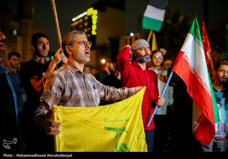 اجتماع ضد صهیونیستی در میدان فلسطین تهران