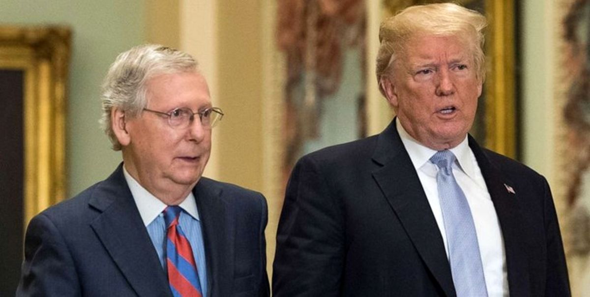 افزایش تنش بین ترامپ و رهبر جمهوری‌خواهان سنا