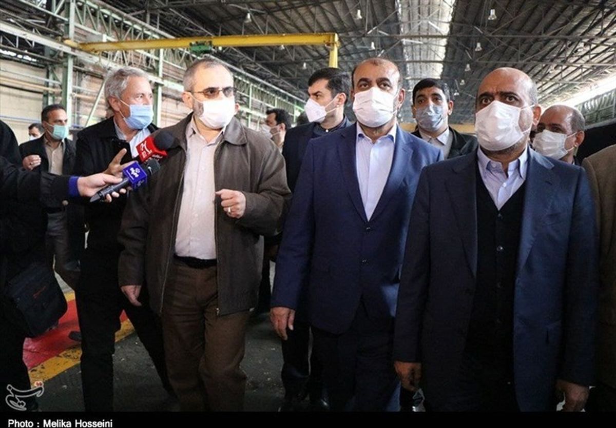 بازدید وزیر راه از کارخانه هپکوی اراک 