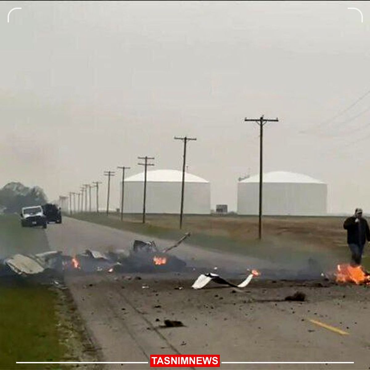 سقوط مرگبار یک هواپیمای سبک در «ایلینوی» آمریکا