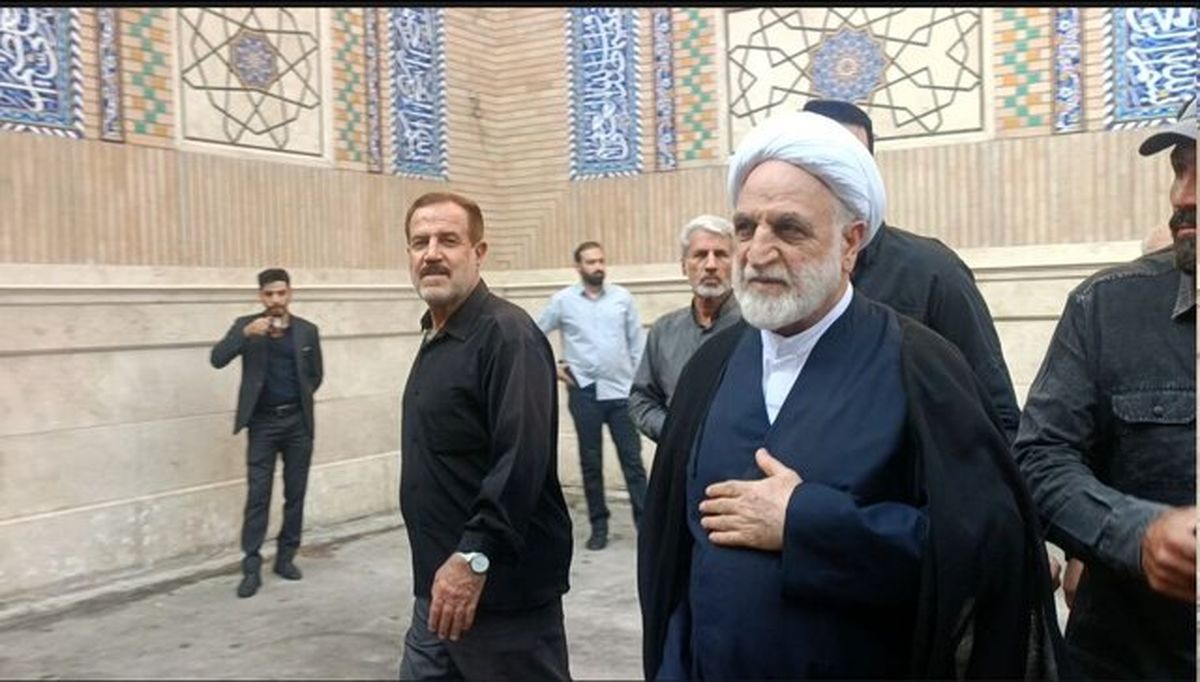 حضور محسنی اژهای در مراسم بزرگداشت سپهبد رشید