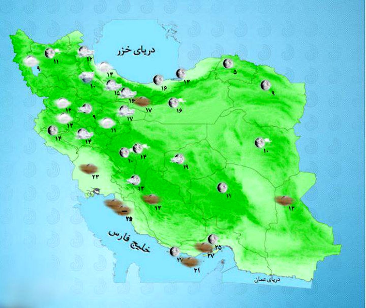 تداوم بارش باران در نوار غربی کشور