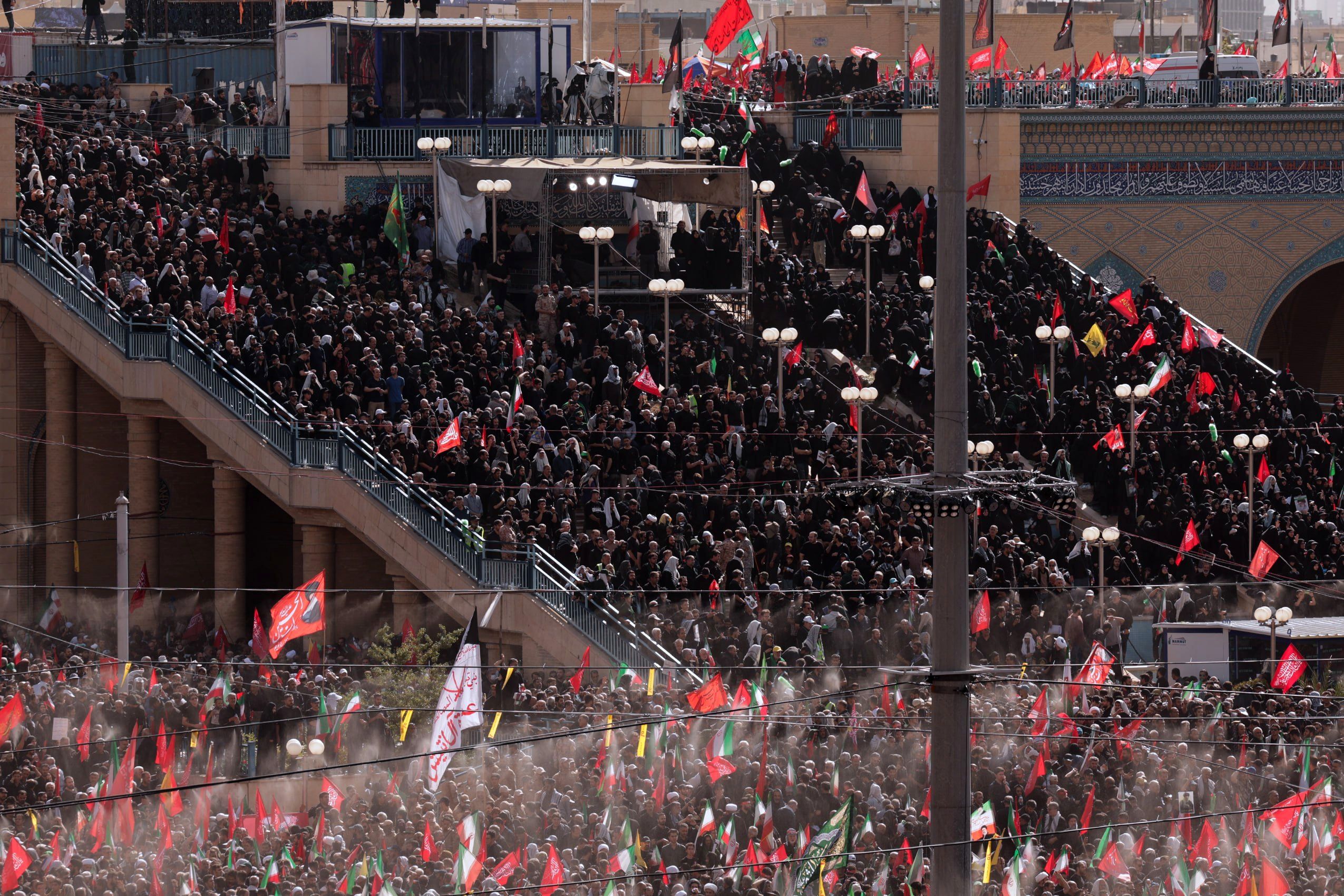 بازتاب اقامه نماز بر پیکر مطهر شهدا در شبکه المنار 
