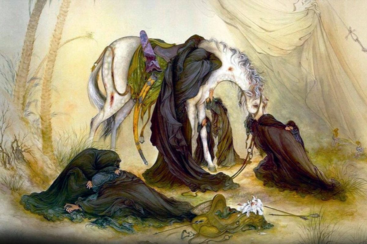 انتشار سخنان رهبر انقلاب درباره تابلوی عصر عاشورا برای نخستینبار