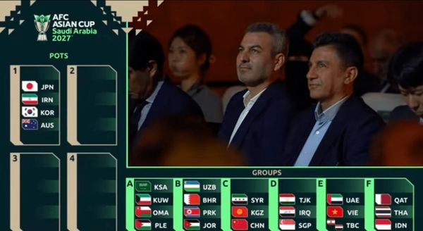 ایران در جام ملت‌های فوتبال آسیا با کدام کشورها بازی می کند؟