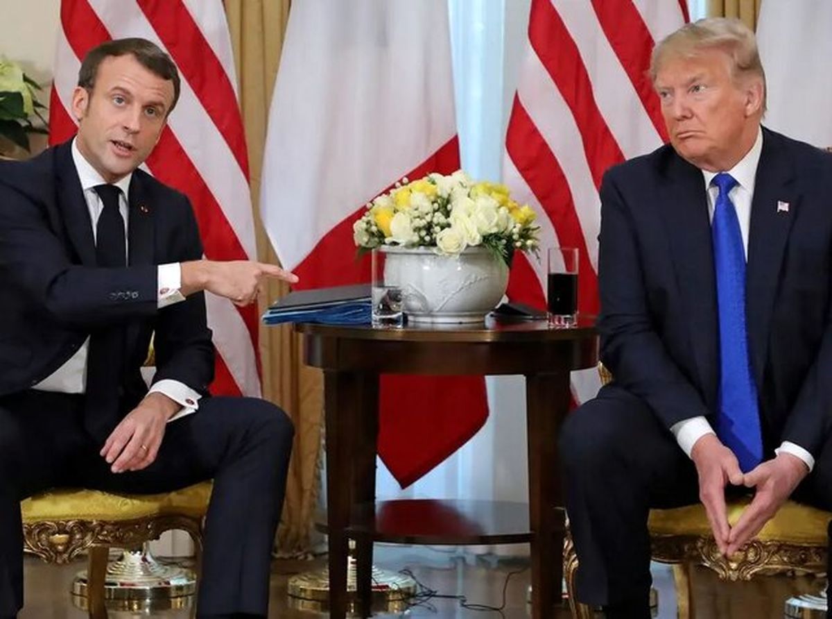 اطلاعات ننگین و شرم‌آوری ترامپ علیه ماکرون