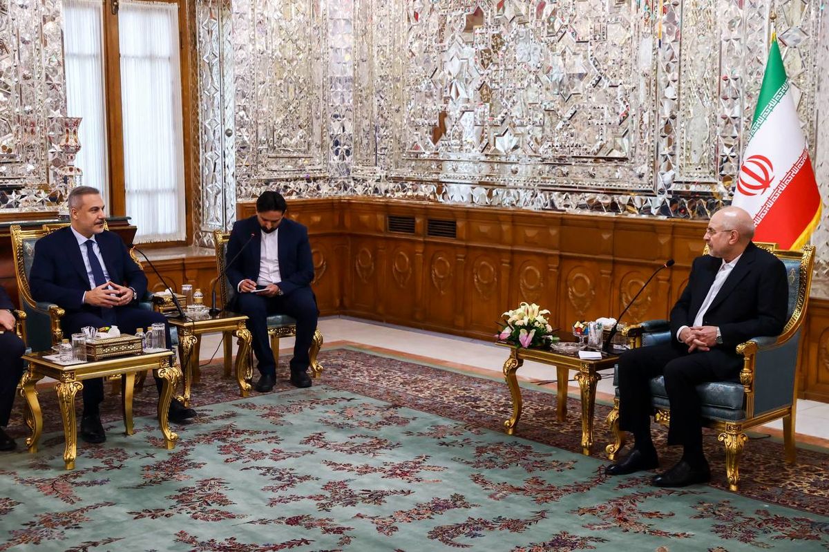 دیدار هاکان فیدان با محمدباقر قالیباف