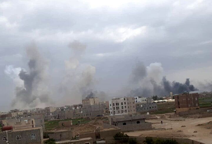 حمله اسرائیل با بمب های سنگر شکن سنگین به یمن +تصاویر اولیه