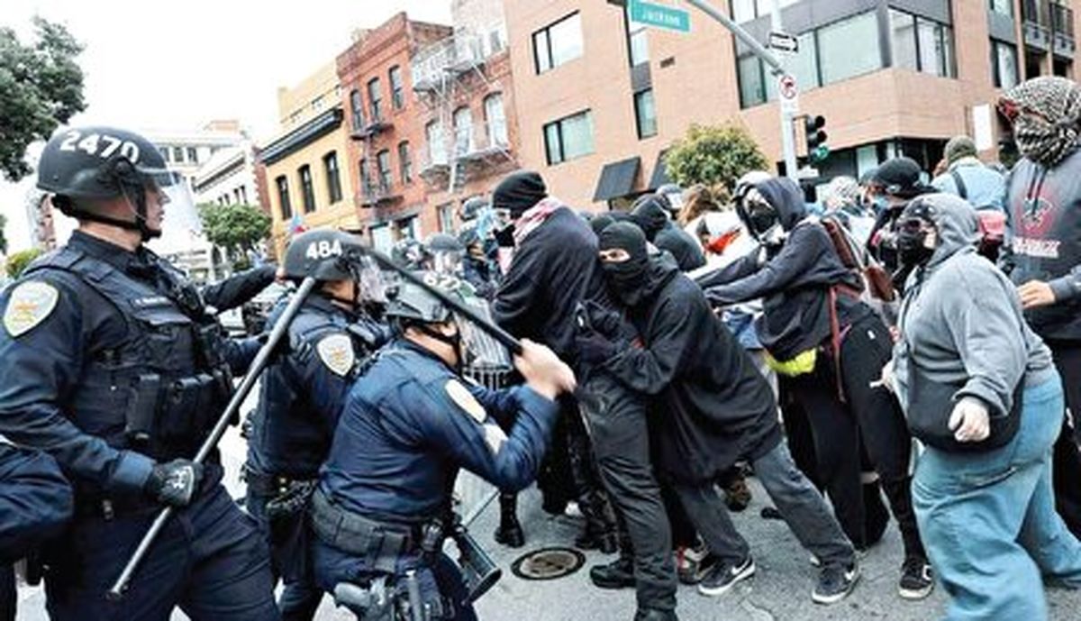 گسترش اعتراضات به ۹ شهر بزرگ امریکا/ لس‌آنجلس پادگانی‌تر شد 