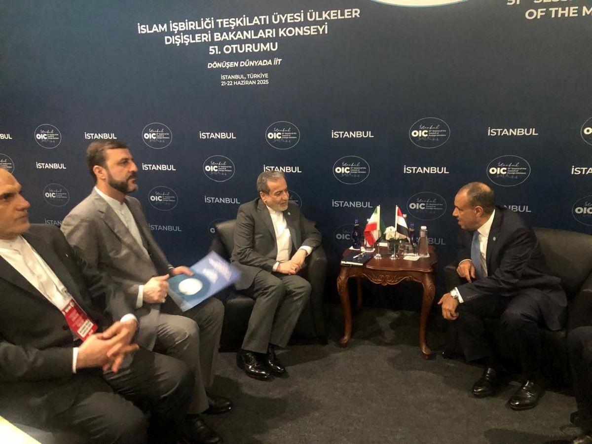 گفتگوی عراقچی با وزیر خارجه مصر +عکس