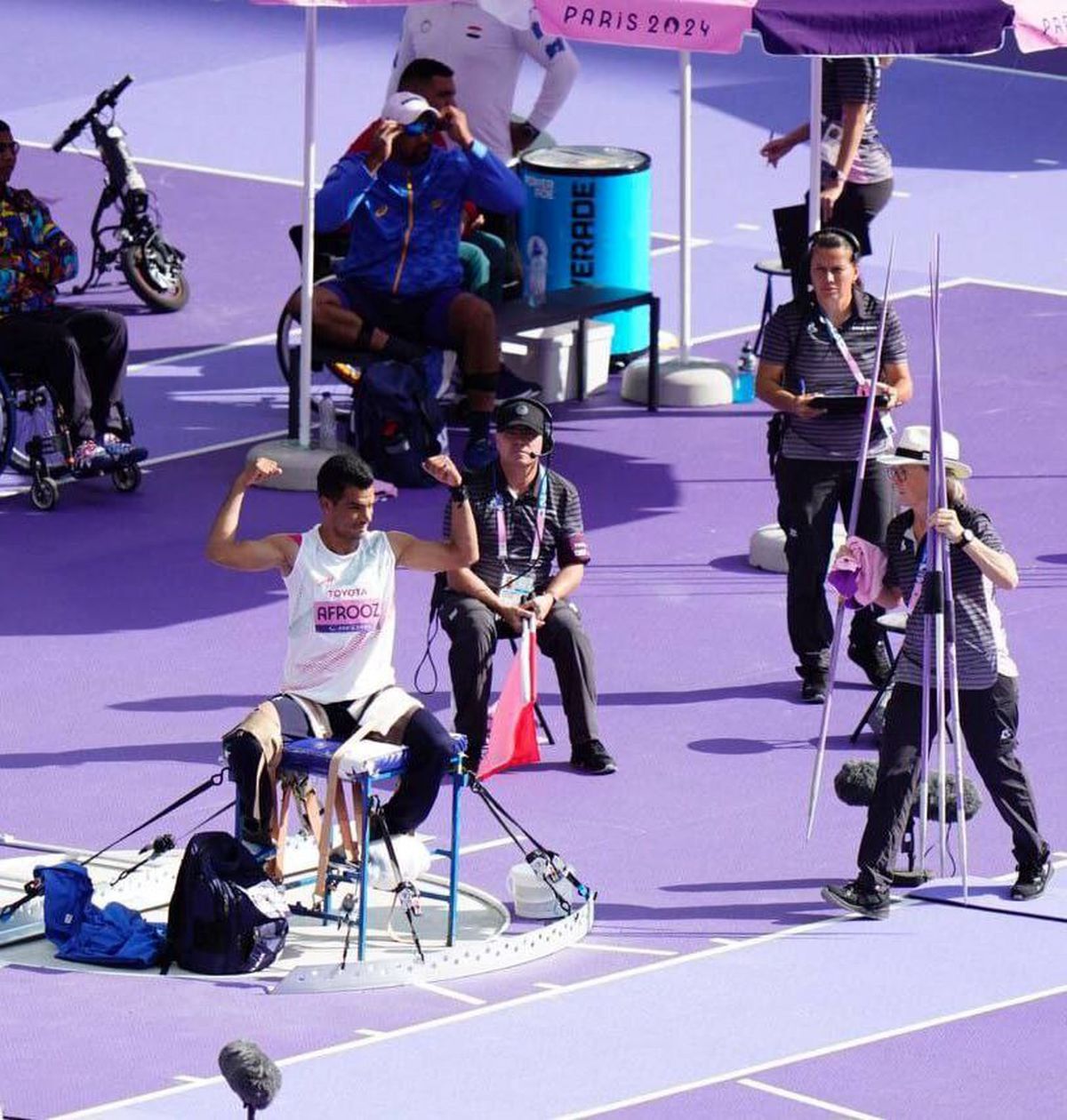  سعید افروز با رکوردشکنی قهرمان پارالمپیک شد