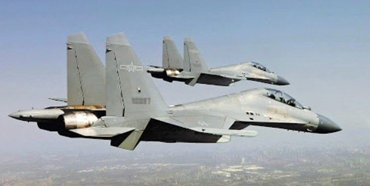 گشتزنی 45 جت نظامی و 10 رزمناو چین اطراف تایوان