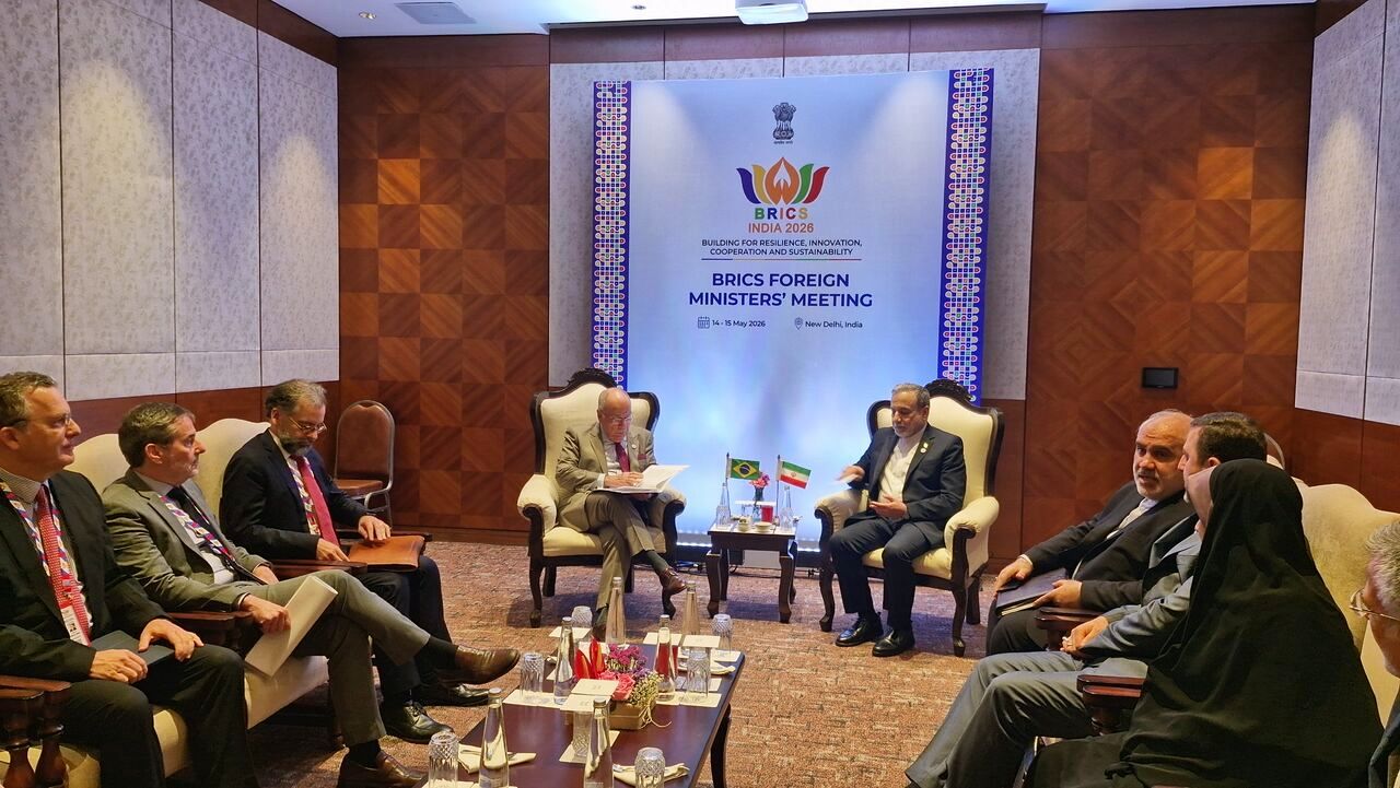 دیدار وزیر خارجه با همتای برزیلی در دهلی‌نو