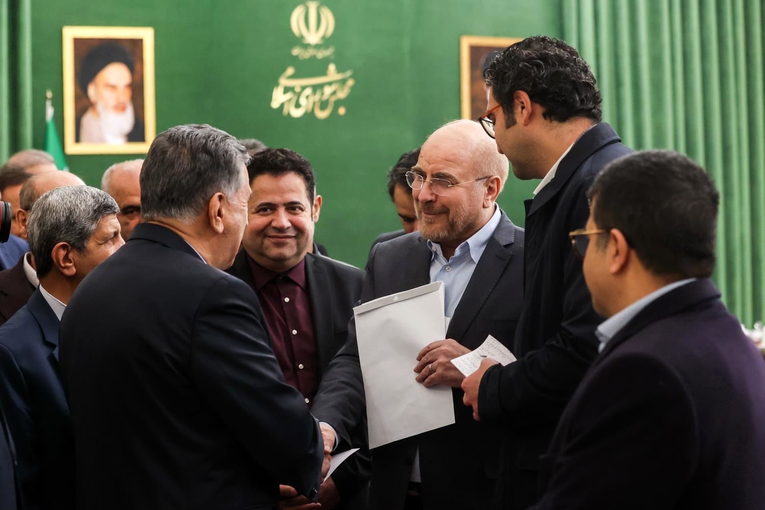 تصاویر: دیدار اعضای اتاق بازرگانی ایران و اعضای اتاق تهران با قالیباف