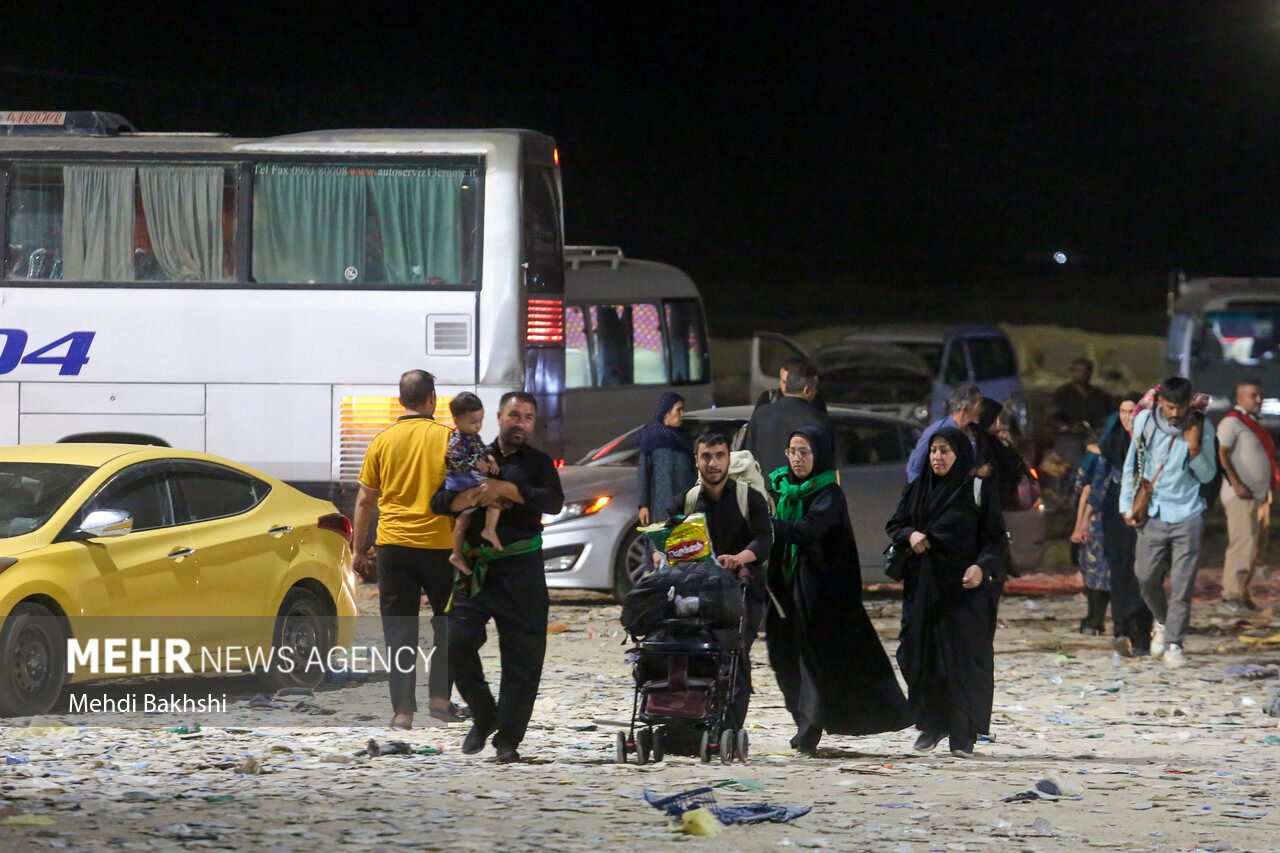 تصاویر هوایی از پارکینگهای مرز مهران