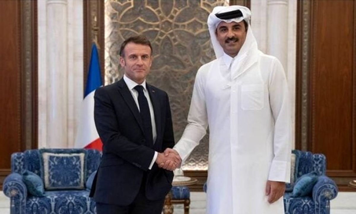 ایران؛ محور گفت‌وگوی تلفنی امیر قطر و مکرون