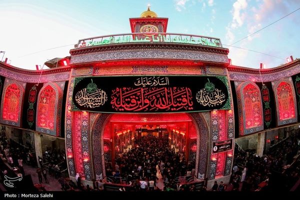 تصاویر: حرم مطهر امام حسین (ع) در شب اربعین