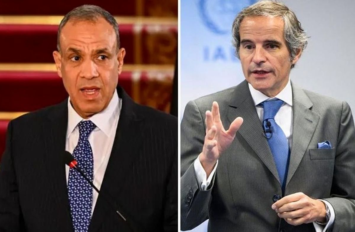 پرونده هسته‌ای ایران موضوع رایزنی وزیر خارجه مصر با گروسی