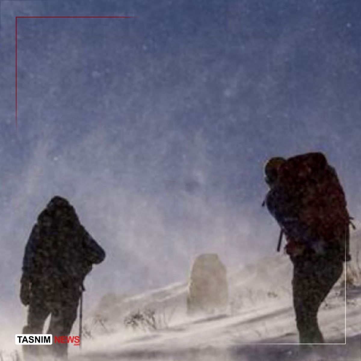 هشدار وقوع کولاک و سرمازدگی در کوهستان‌ها